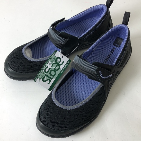 Merrel Women Shoes Black comfort shoes new 7 - Picture 4 of 8